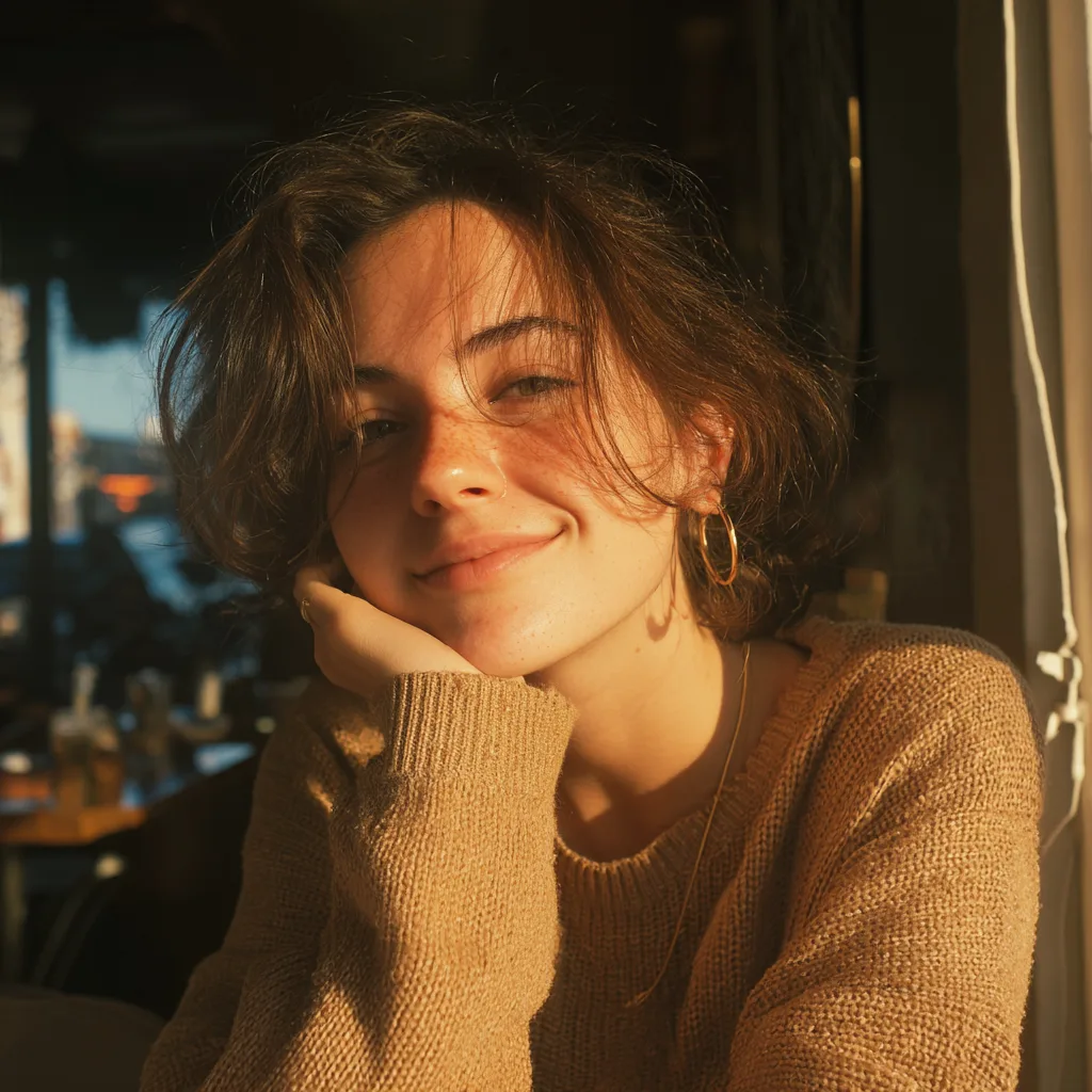 GenesisPorn AI generated portrait in soft evening light